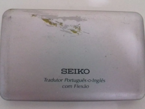 Tradutor Seiko inglês português de de bolso com flexão usado